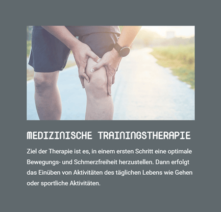 Medizinische Trainingstherapie in  Nieder-Eschbach (Frankfurt (Main))
